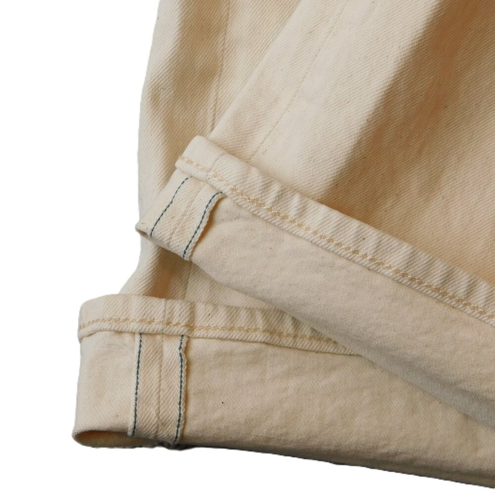 American Eagle AE77 Stovepipe Jeans | Natural | Selvedge | NWT | 10 Short - Picture 8 of 9